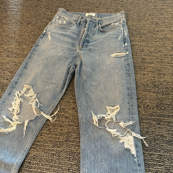 AGOLDE 90s Mid Rise Straight Fit Jeans - Picture 4 of 13